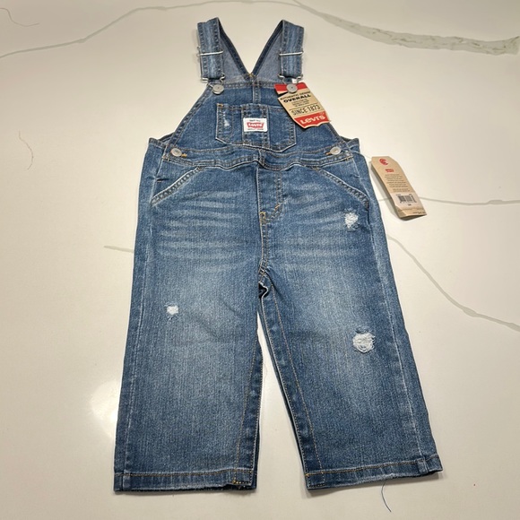 Levi's Other - NWT Levi’s Shortall overalls size 24 months blue